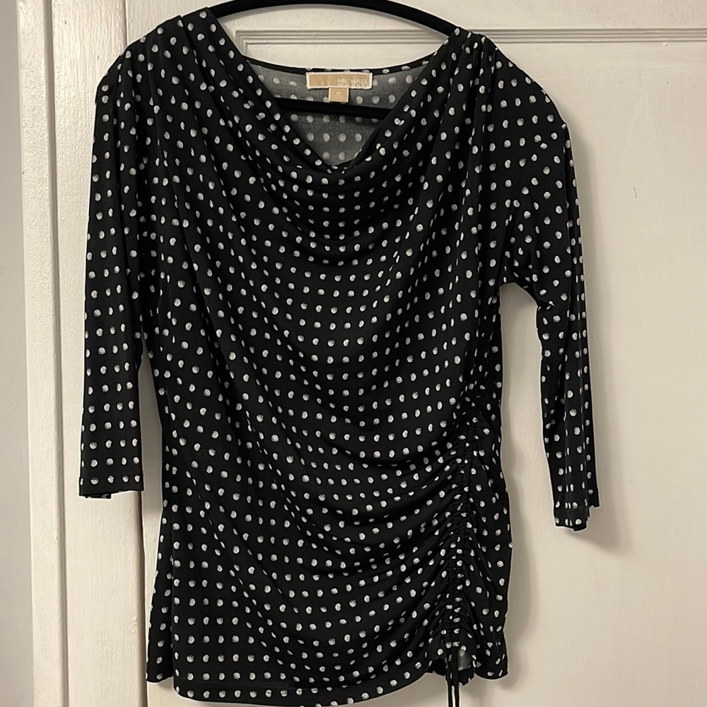 Michael Kors Polka Dot Top 3/4 Sleeves
